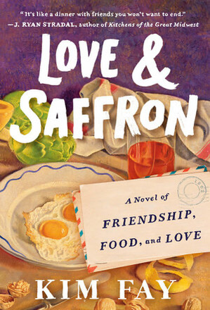 Book cover art for Love and Saffron by Kim Fay. Top Ten Tuesday Slump Busters. 