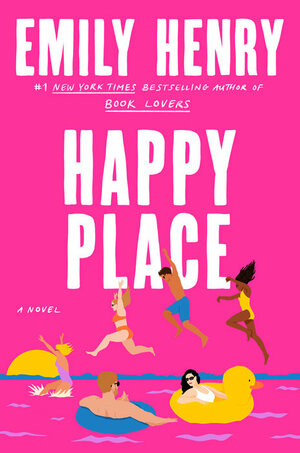 Book cover art for Happy Place by Emily Henry.