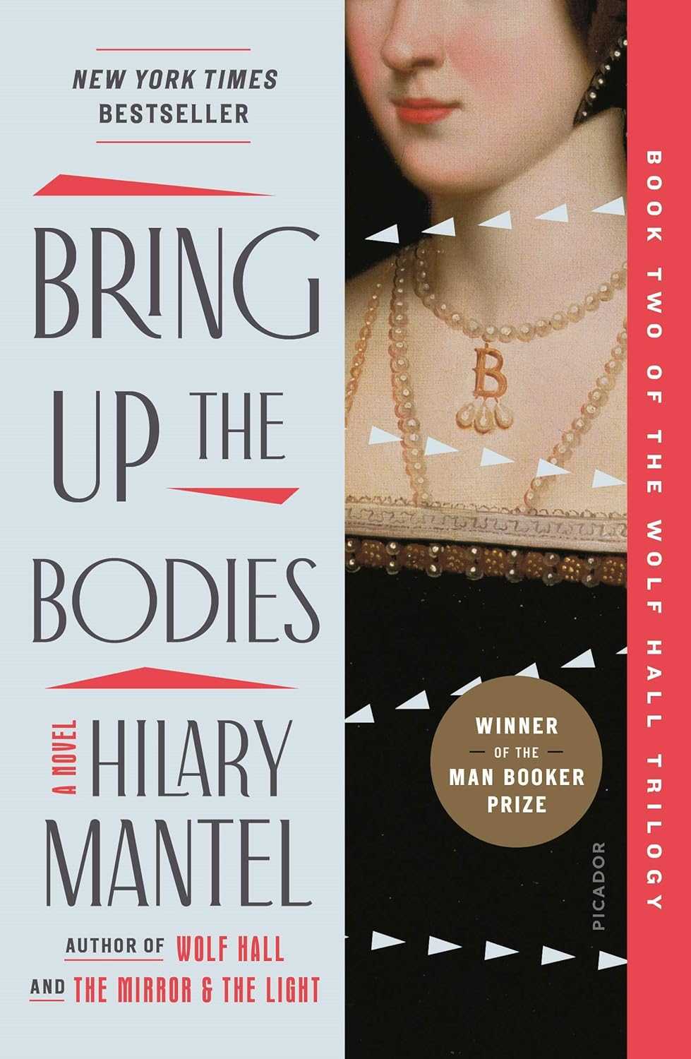 Book cover art Bring Up the Bodies by Hillary Mantel, a Top Ten Tuesday Hurry Up and Wait book.