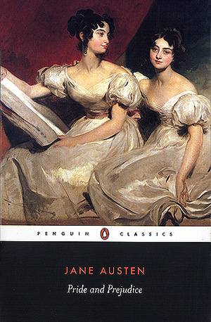 Book cover art for Pride and Prejudice by Jane Austen.
