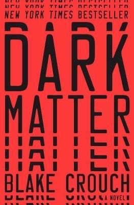 Top Ten Tuesday Covers with Favorite Colors. Book cover art for Dark Matter by Blake Crouch.
