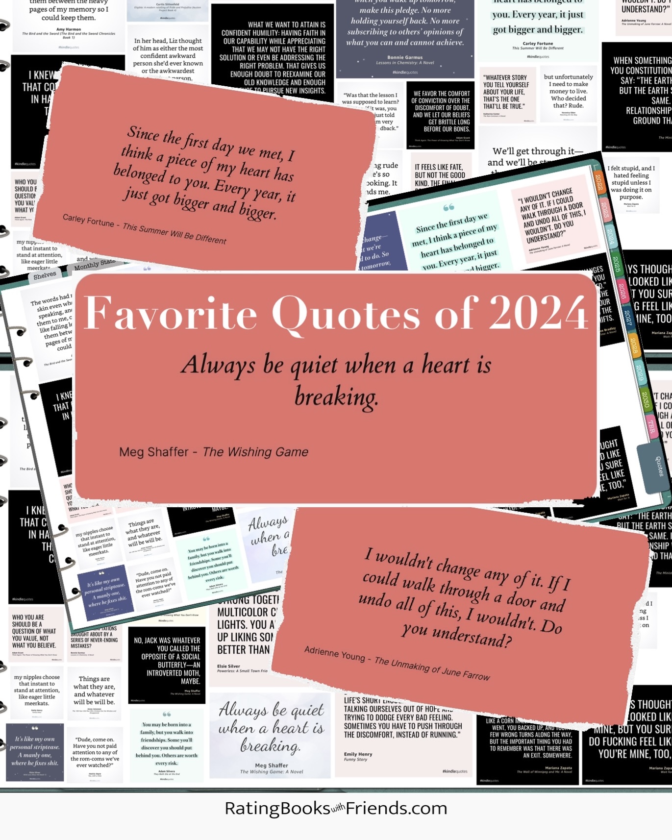 Favorite Book Quotes of 2024