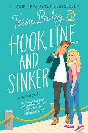 Hook, Line, and Sinker by Tessa Bailey. Top Ten Tuesday Couple Covers