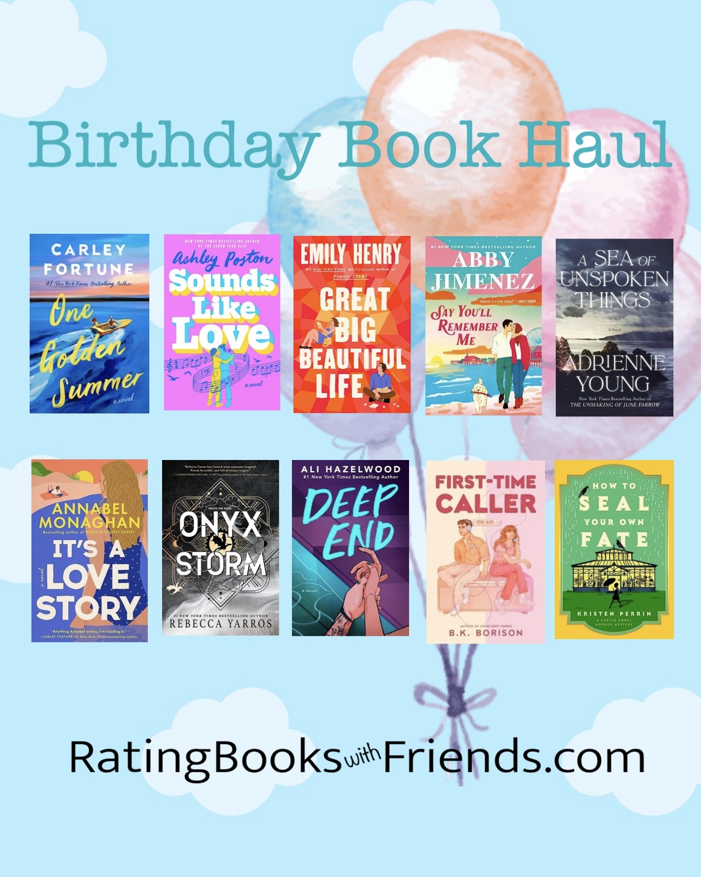 Birthday Book Haul 2024